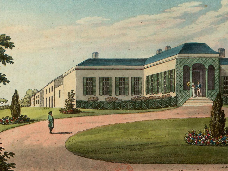 La maison de Longwood, résidence à Sainte-Hélène de l'Empereur Napoléon Ier