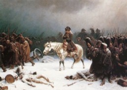 Le retraite de Napoléon depuis Moscou