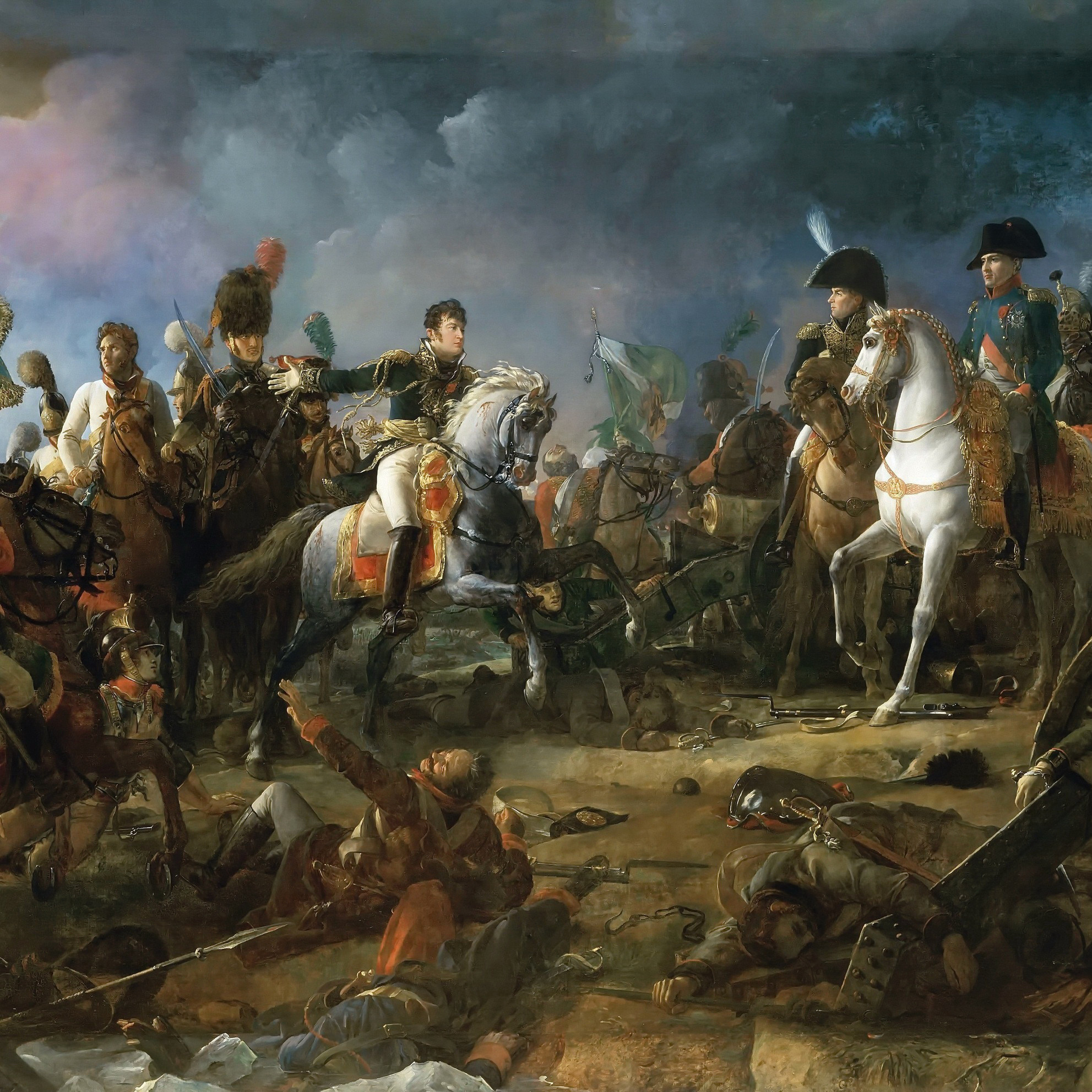 François Gérard, The battle of Austerlitz on December 2nd, 1815. Oil on canvas preserved at the Musée de Trianon.