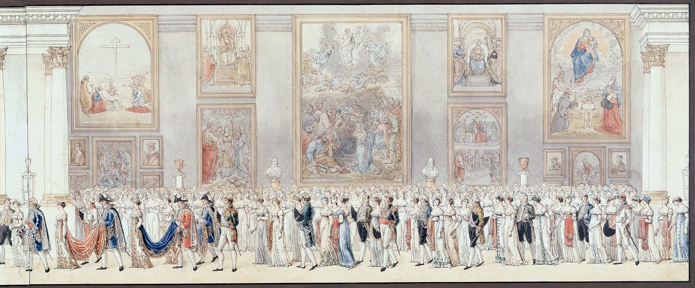 Cortège nuptial de Napoléon Ier et de Marie-Louis d’Autriche. ZIX Benjamin (1772 - 1811) © RMN-Grand Palais (musée du Louvre) / Gérard Blot