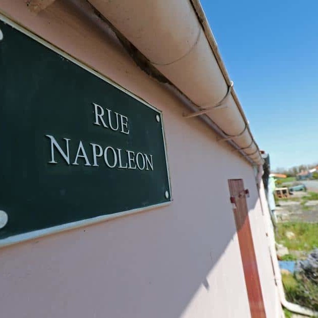 Plaque of Napoleon street on Île d'Aix © Sud Ouest