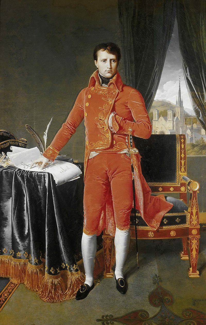 Jean-Auguste-Dominique Ingres (1780–1867), Bonaparte, premier consul. Huile sur toile, 1803 - 1804, Musée des beaux-arts de Liège