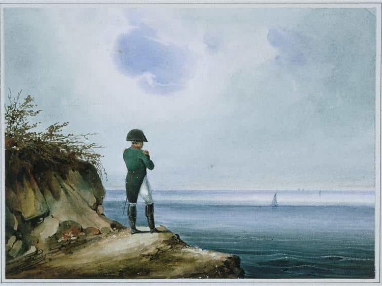 František Xaver Sandmann (1805–1856), Napoléon à Sainte-Hélène, circa 1820. Musée de la Malmaison