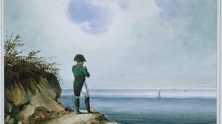 František Xaver Sandmann  (1805–1856), Napoléon à Sainte-Hélène, circa 1820. Musée de la Malmaison